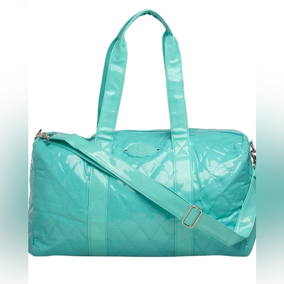 SugarLulu High Tea Dance Sports Large Duffel Bag -Large 18”x11”x9” (NWT) Mint - Picture 2 of 8